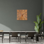 Wood Grid Clock