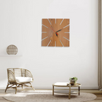 Wood Grid Clock