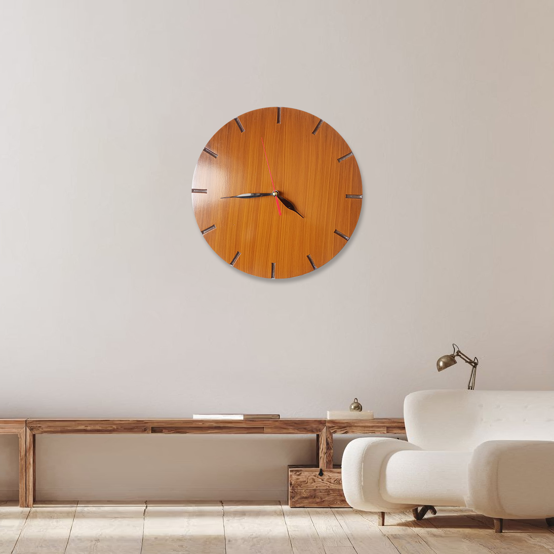 Minimal Wood Clock