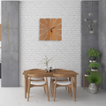 Wood Grid Clock