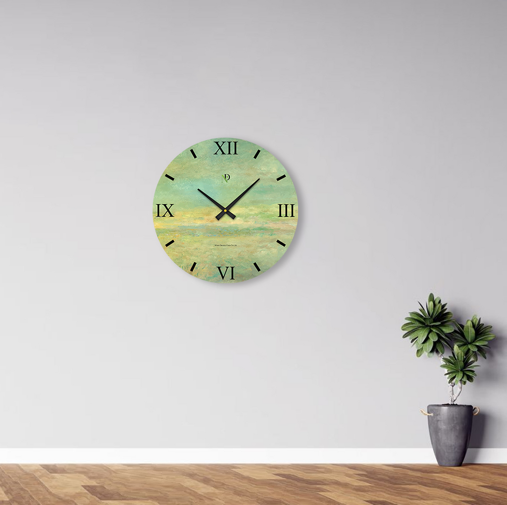 Pistachio Clock