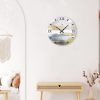 Golden Mist Clock