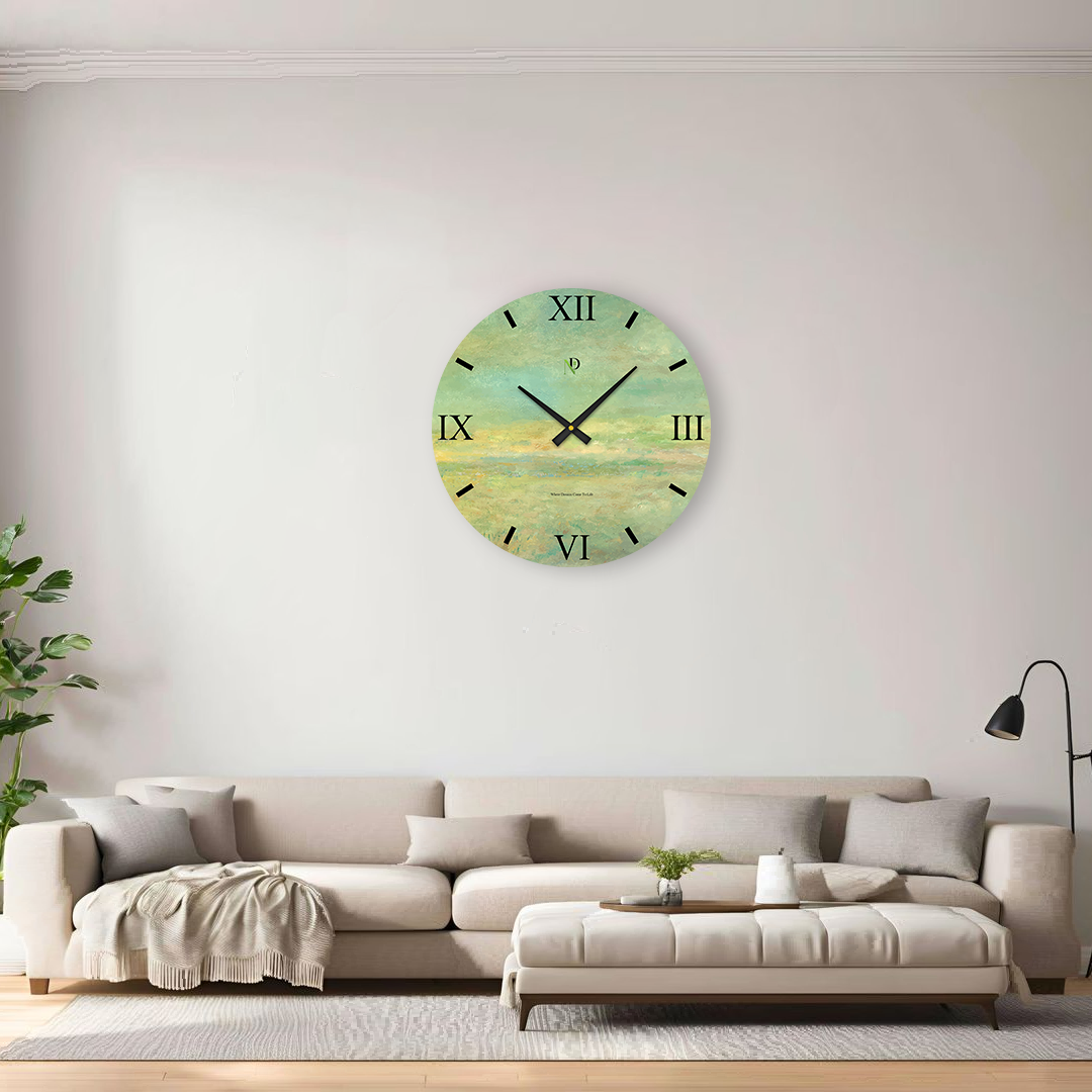 Pistachio Clock
