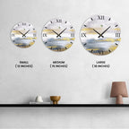 Golden Mist Clock