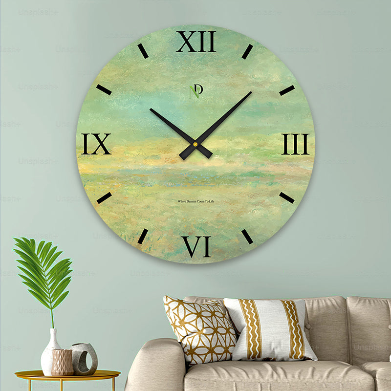 Pistachio Clock