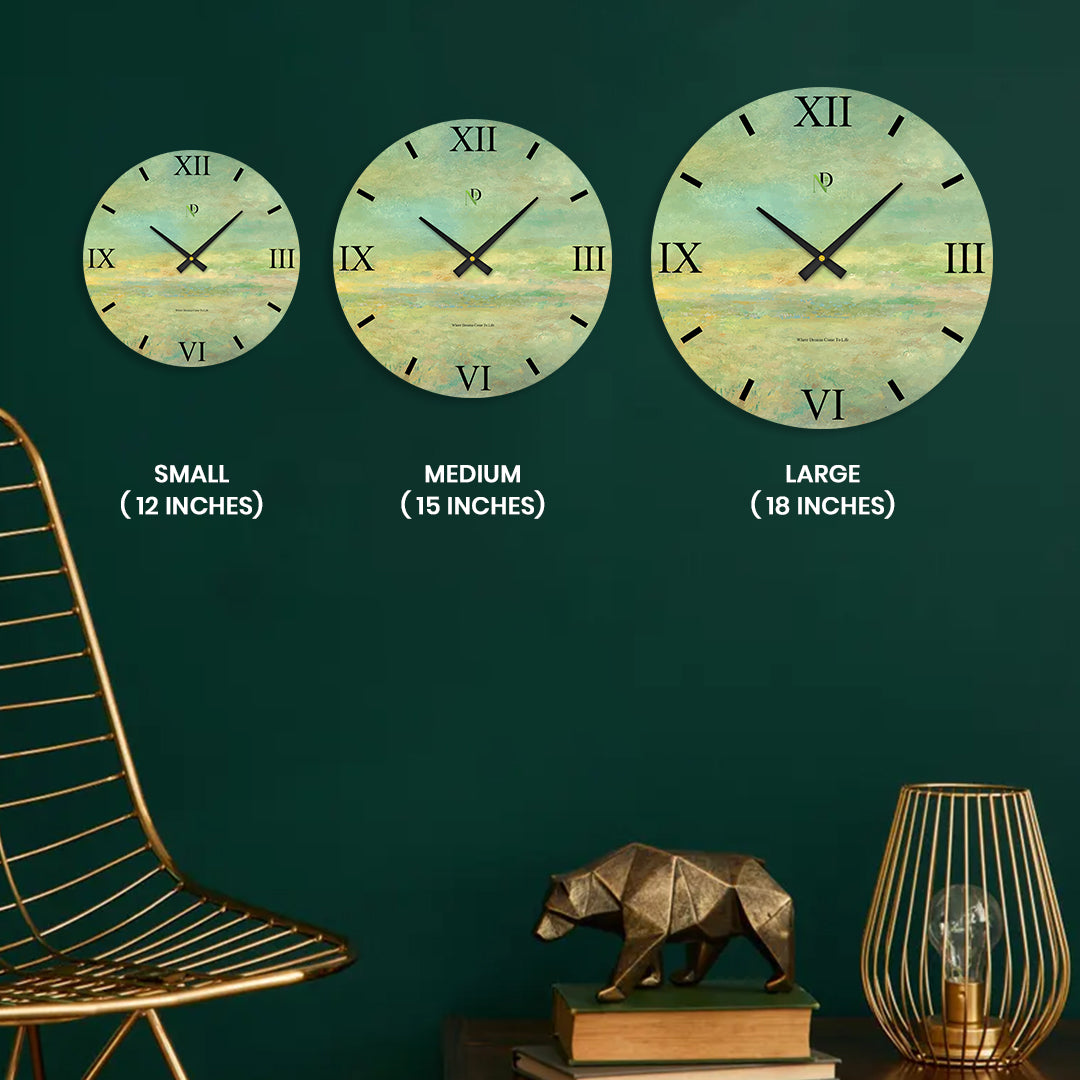 Pistachio Clock